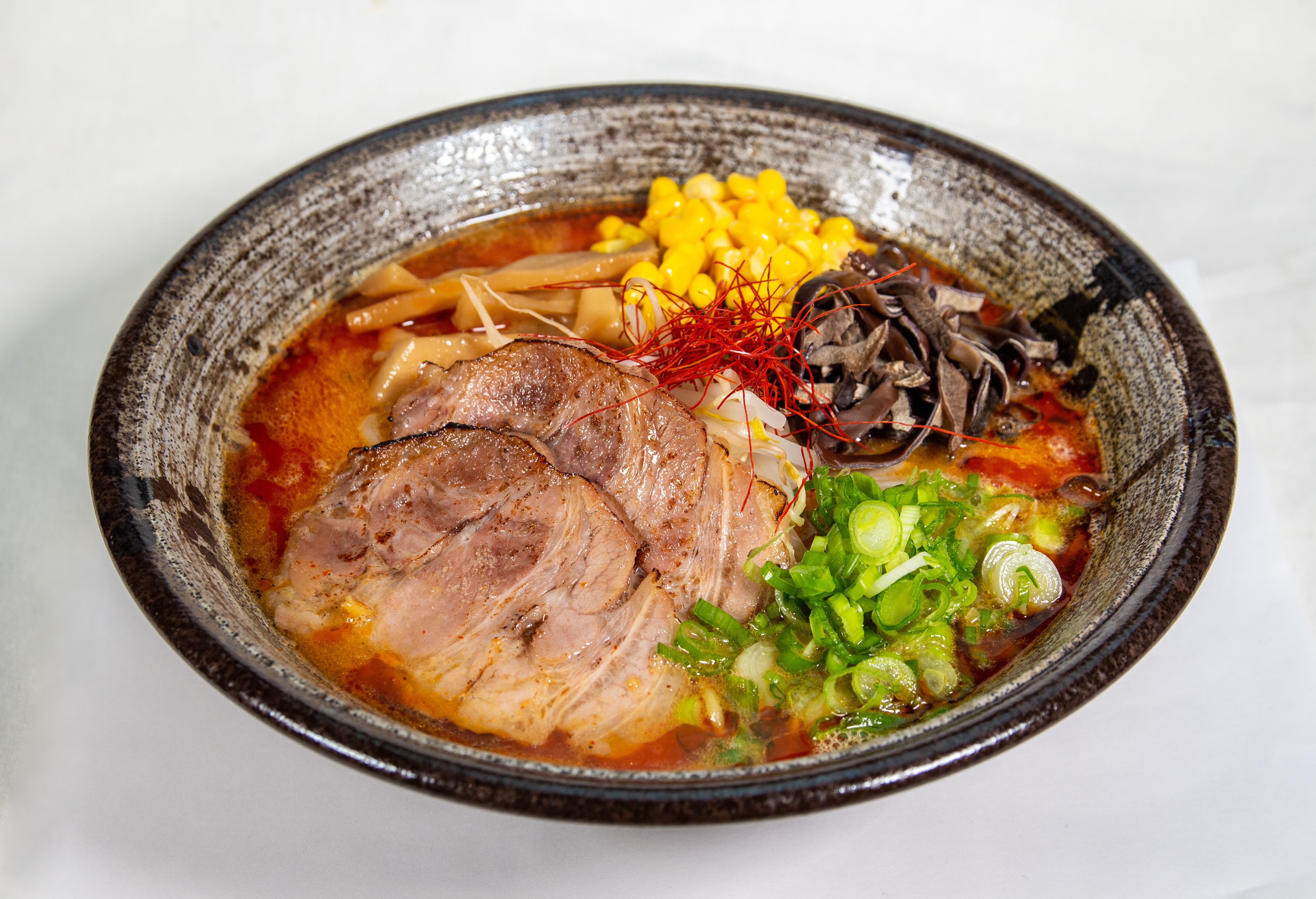 Order Tonkotsu Spicy Miso Ramen food online from Ramen Musashi store, Scarsdale on bringmethat.com