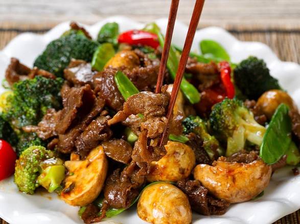 Order beef with mix veg food online from Big Wok store, Fort Mill on bringmethat.com