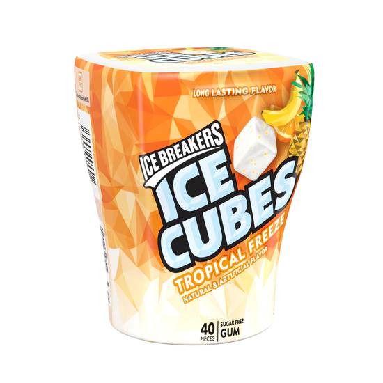 Order Ice Breakers Ice Cubes, Tropical Freeze, Sugar Free Gum, 40 Pieces, 3.24 OZ food online from CVS store, Tulsa on bringmethat.com