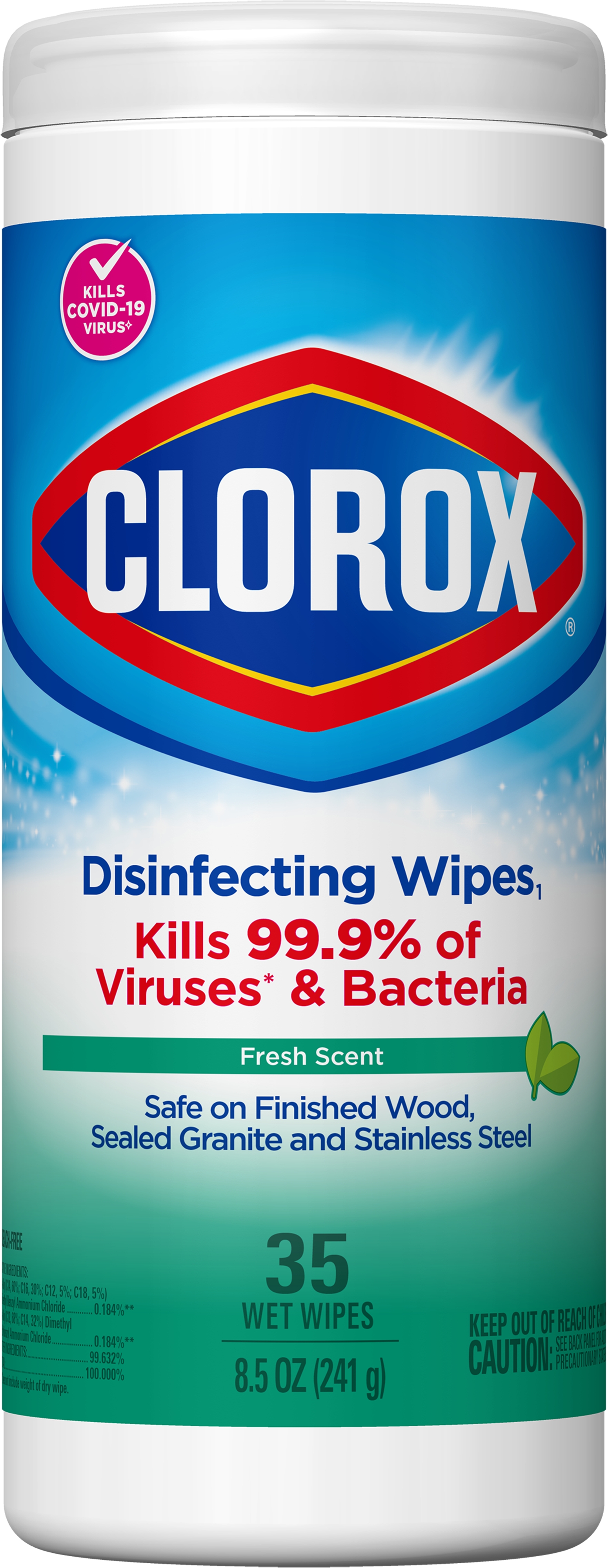 Order Clorox Disinfecting Wipes - Fresh Scent, 35 ct food online from Rite Aid store, READING on bringmethat.com