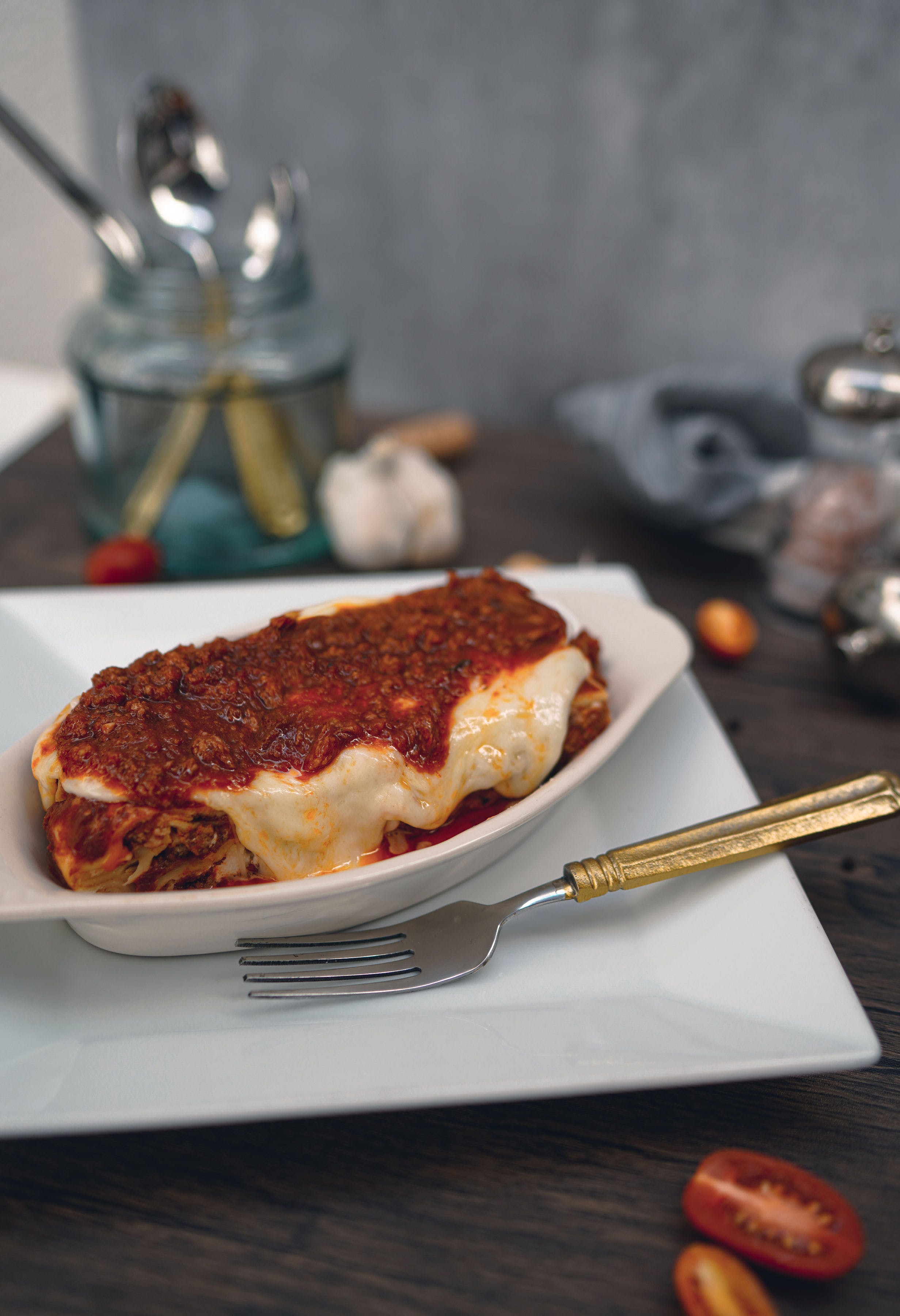 Order Lasagna - Fresh Made Pasta food online from Lucca Pizza And Market store, San Diego on bringmethat.com