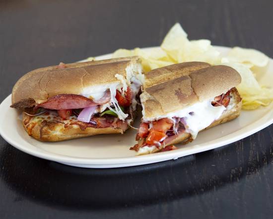Order Ham Club Sandwich food online from New York Pizza store, Mountain View on bringmethat.com
