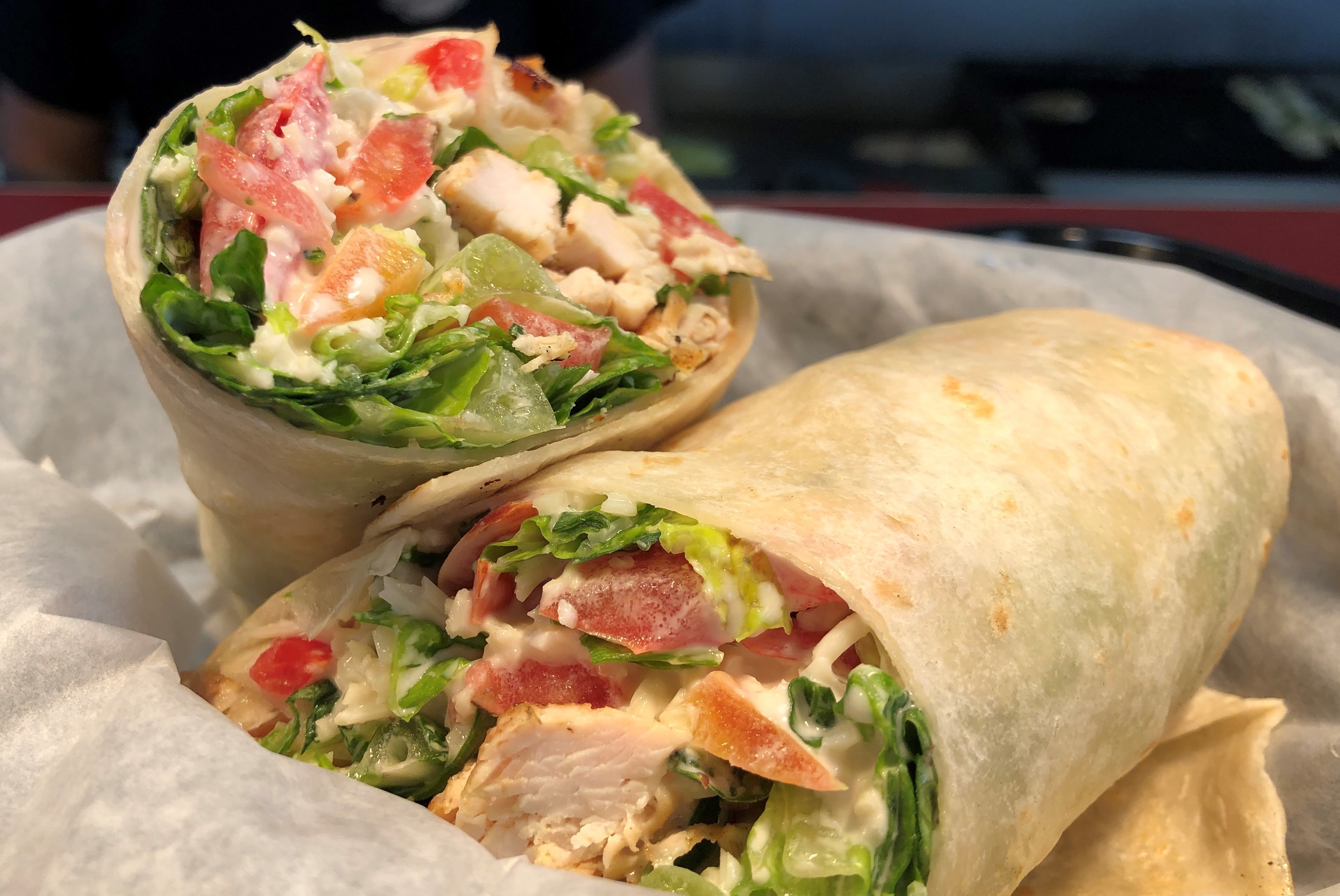 Order Chicken Caesar Wrap food online from Kojak store, Cary on bringmethat.com