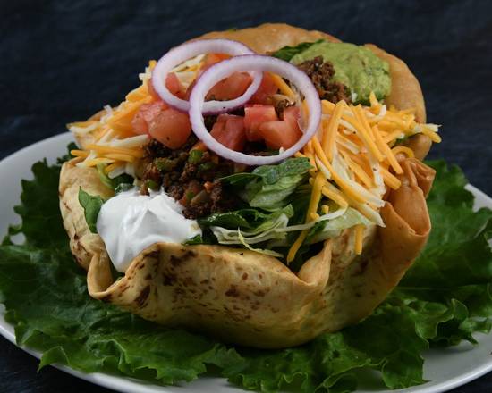 Order Taco Salad Beef food online from Rainforest Cafe store, Nashville on bringmethat.com
