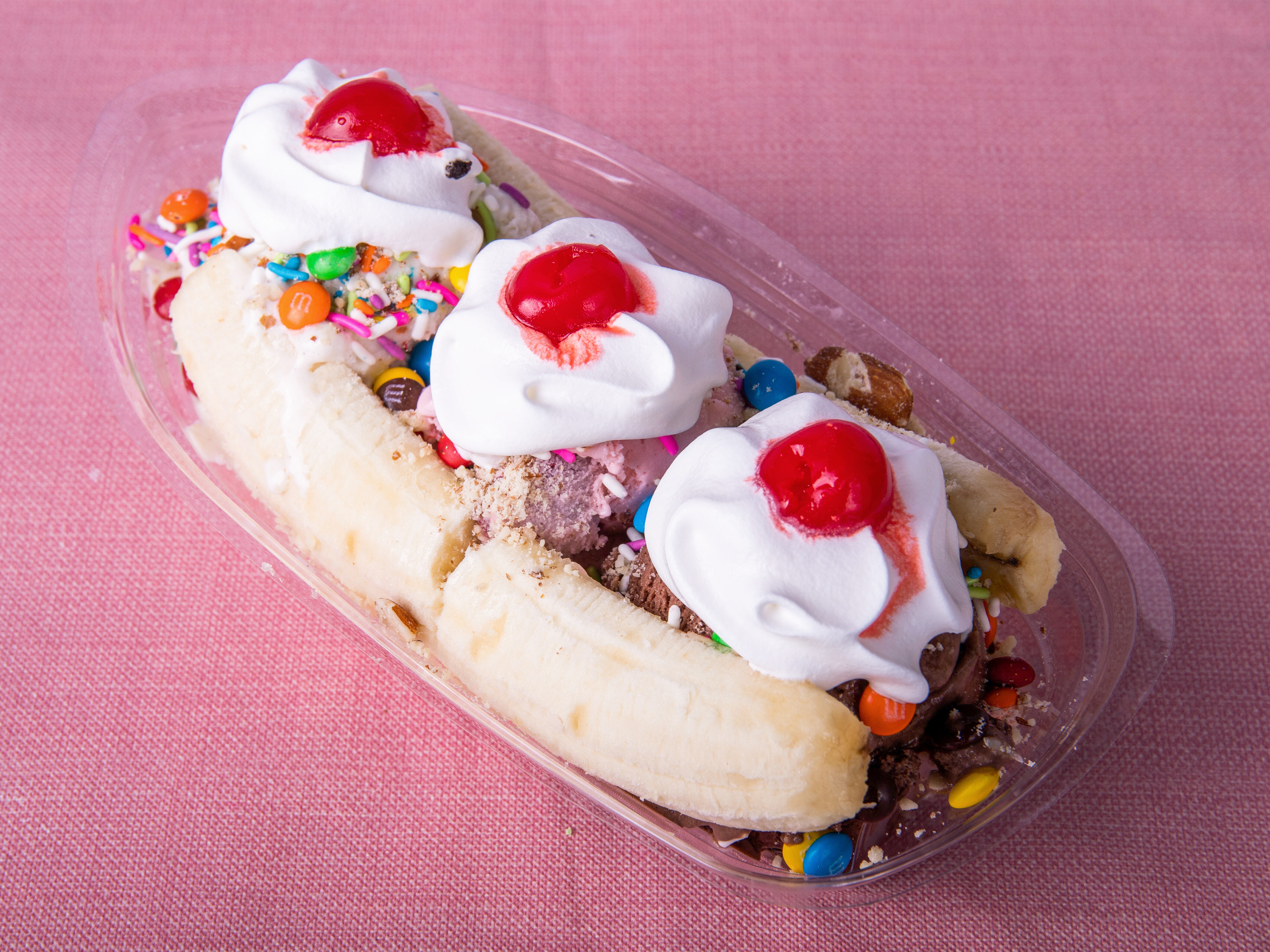 Order Banana Barge food online from Ice Cream Cottage store, Mastic on bringmethat.com