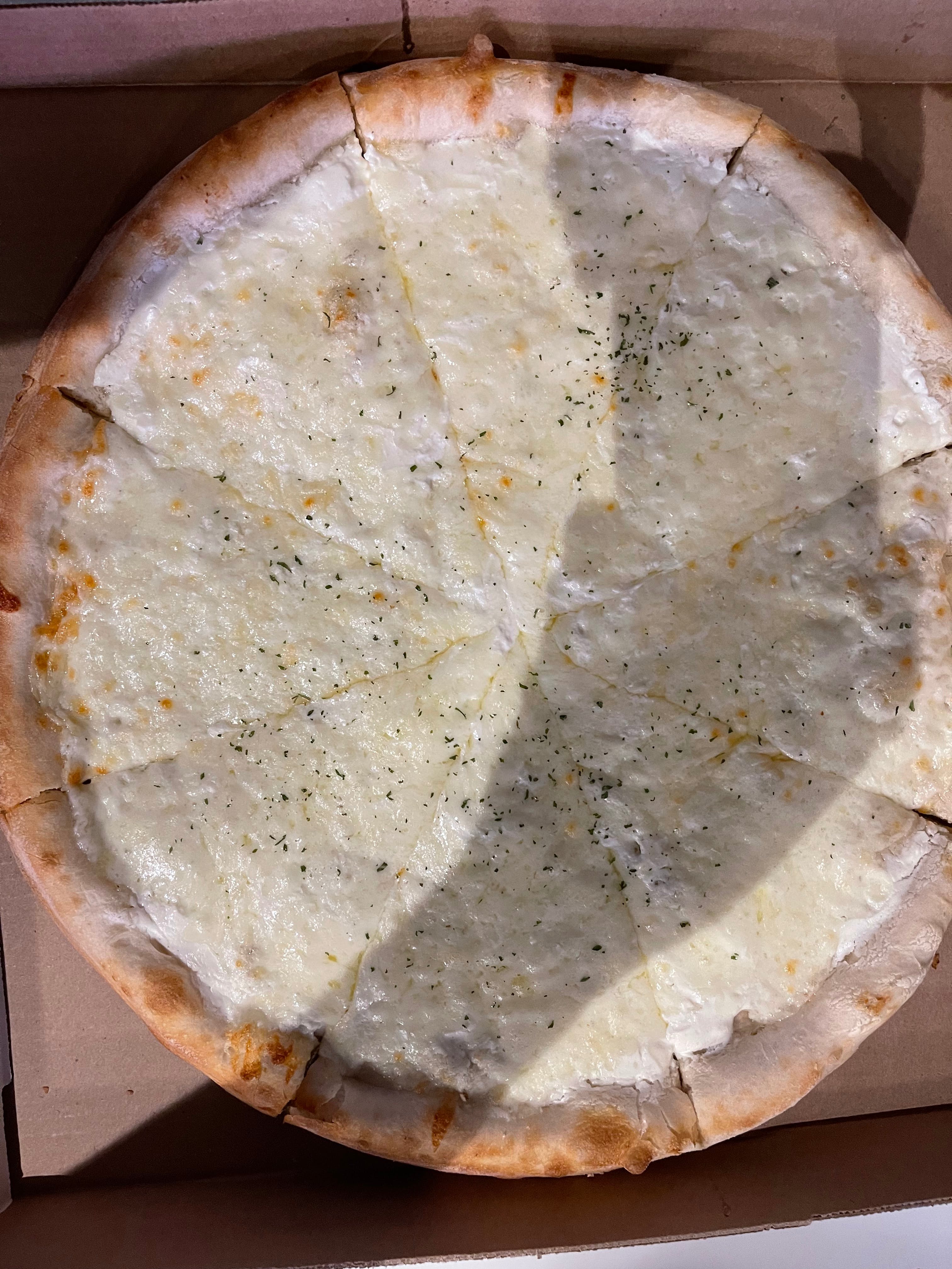 Order White Pizza - Small 14" food online from Niko Pizza store, Harrisburg on bringmethat.com