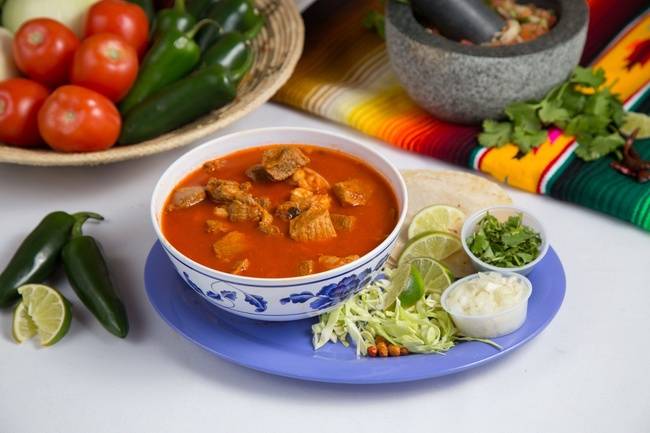 Order Pozole food online from Tacos N More Mexican Grill store, Chandler on bringmethat.com