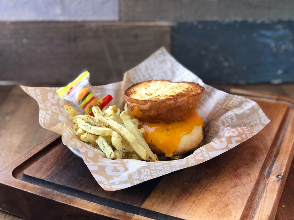 Order KIDS GRILLED CHEESE food online from Kyle Kitchen store, Santa Barbara on bringmethat.com