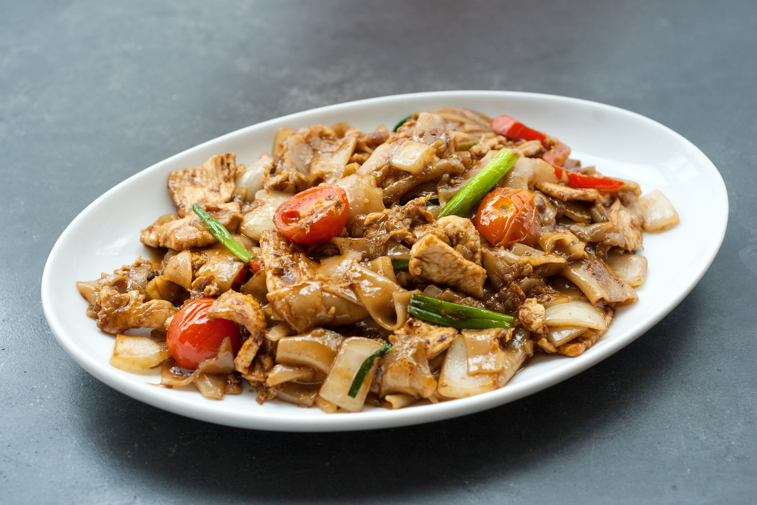 Order Combo Drunken Noodles food online from PakPao Thai  store, Dallas on bringmethat.com