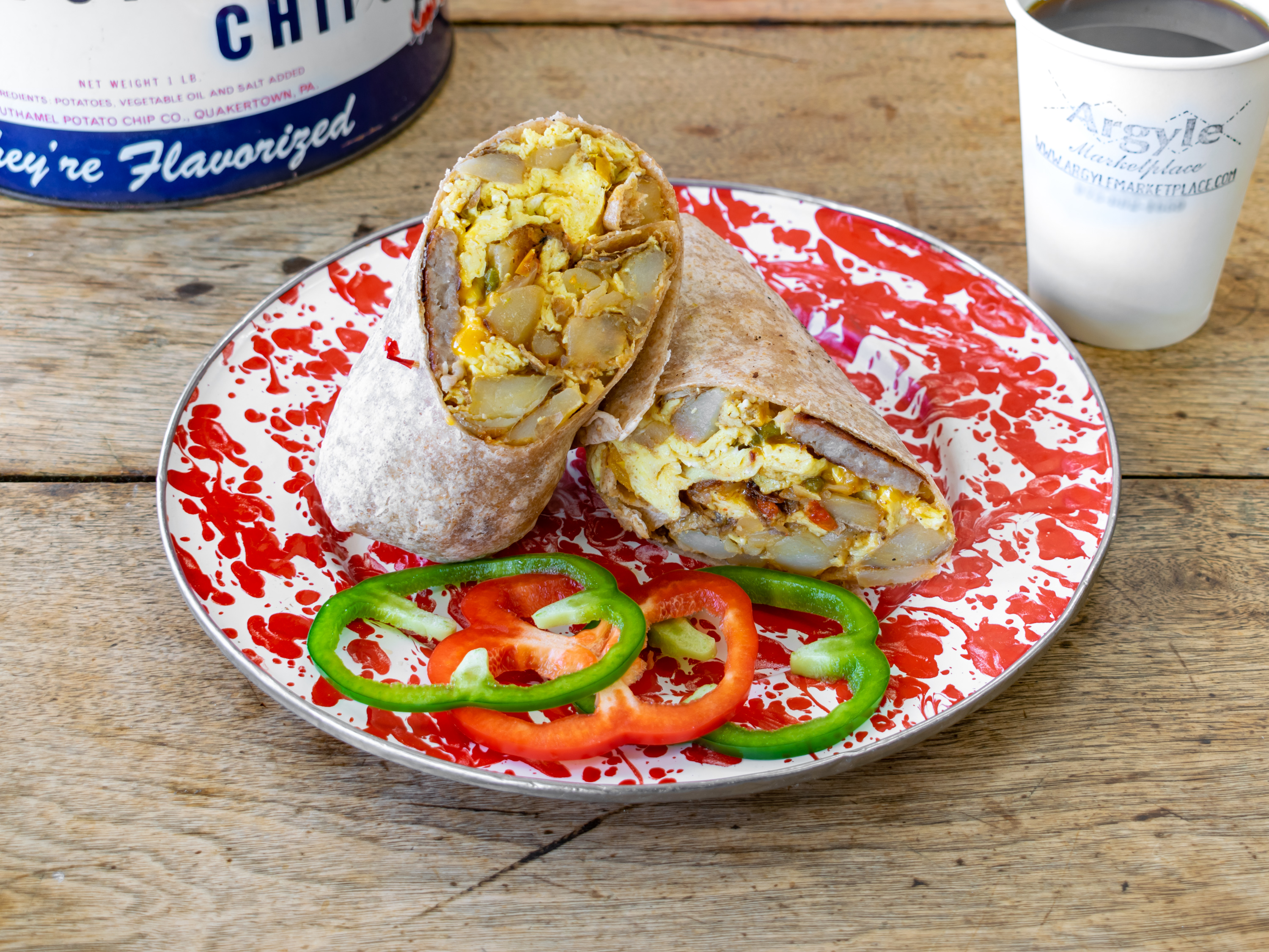 Order The Argyle Breakfast Wrap food online from Argyle Marketplace store, Livingston on bringmethat.com