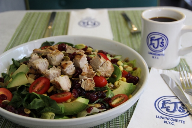 Order Power Greens Salad with Chicken food online from Ej's luncheonette store, New York on bringmethat.com