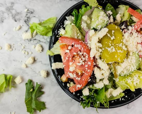 Order Mini Greek Salad food online from Grecian Gyro store, Tucker on bringmethat.com
