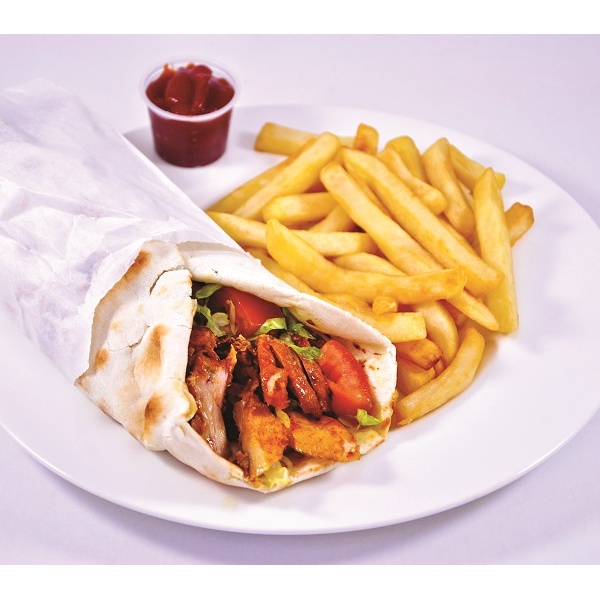 Order 1. Chicken shawarma Wrap food online from Sam's Kebab & Gyros store, Milpitas on bringmethat.com