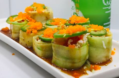 Order Cucumber Special Roll food online from Crazy Fish store, Albuquerque on bringmethat.com