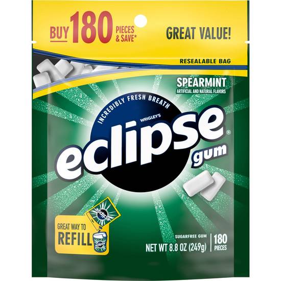 Order Eclipse Spearmint Sugar Free Chewing Gum Value Pack, 180 CT food online from Cvs store, FARGO on bringmethat.com