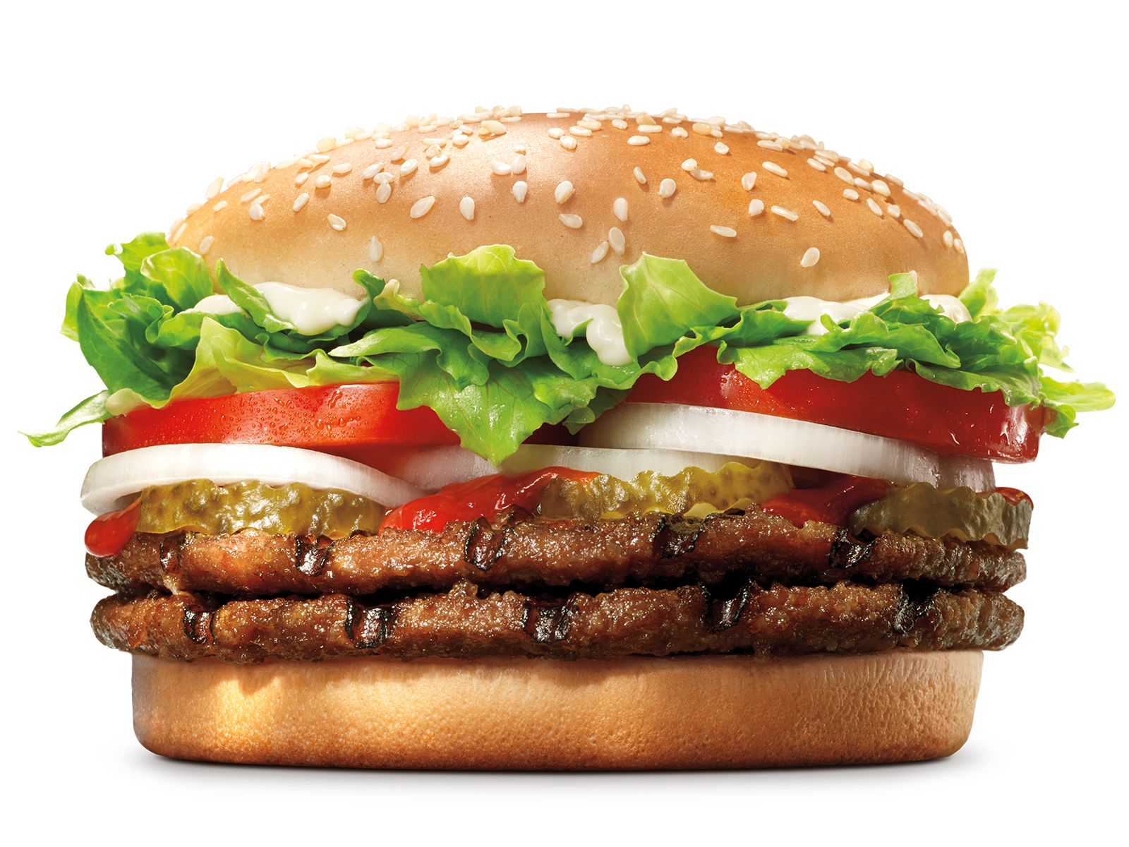 Order Double WHOPPER® food online from Burger King store, Streamwood on bringmethat.com