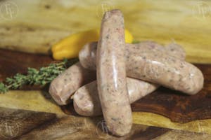 Order Rabbit Sausage with White Wine food online from Fatboy Deli store, Bridgeport on bringmethat.com