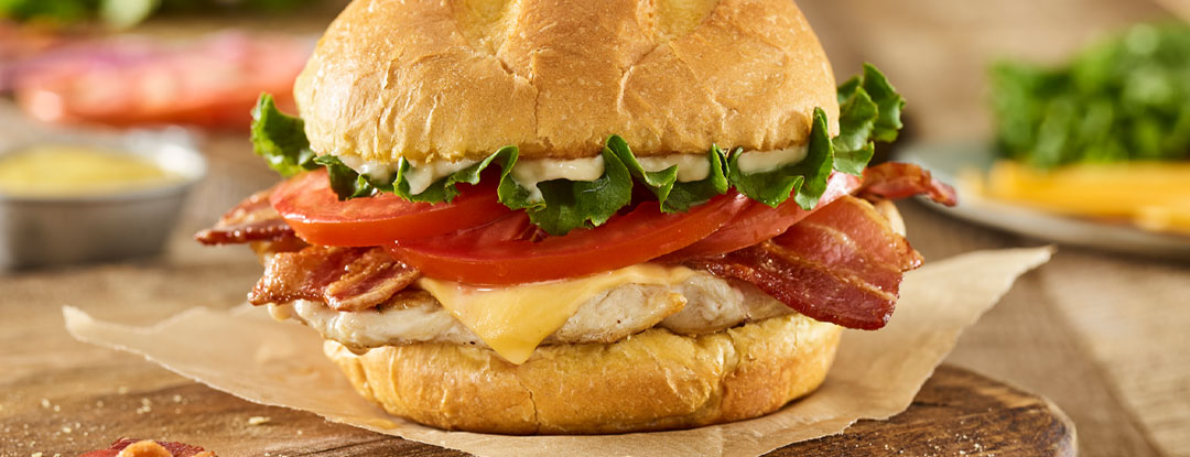 Order Bacon Smash® Grilled Chicken Sandwich food online from Birch Bird store, Littleton on bringmethat.com