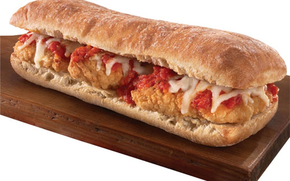 Order Chicken Parmesan Sub - Chicken Parmesan Sub food online from Vocelli Pizza store, Silver Spring on bringmethat.com