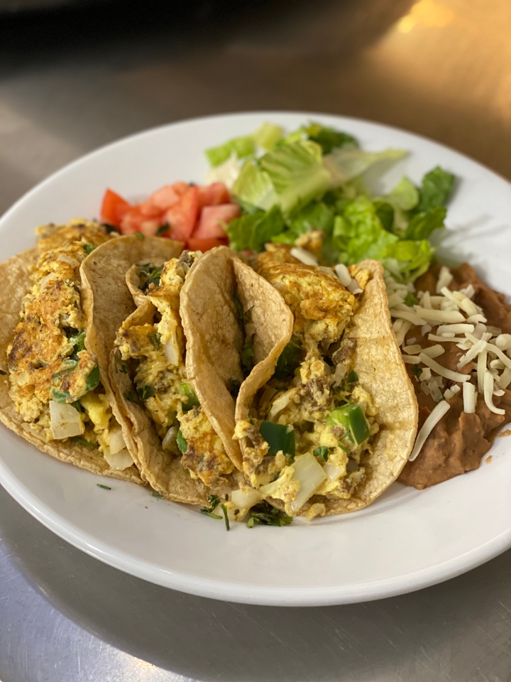 Order BREAKFAST TACOS food online from The Point Pancake House store, Gurnee on bringmethat.com