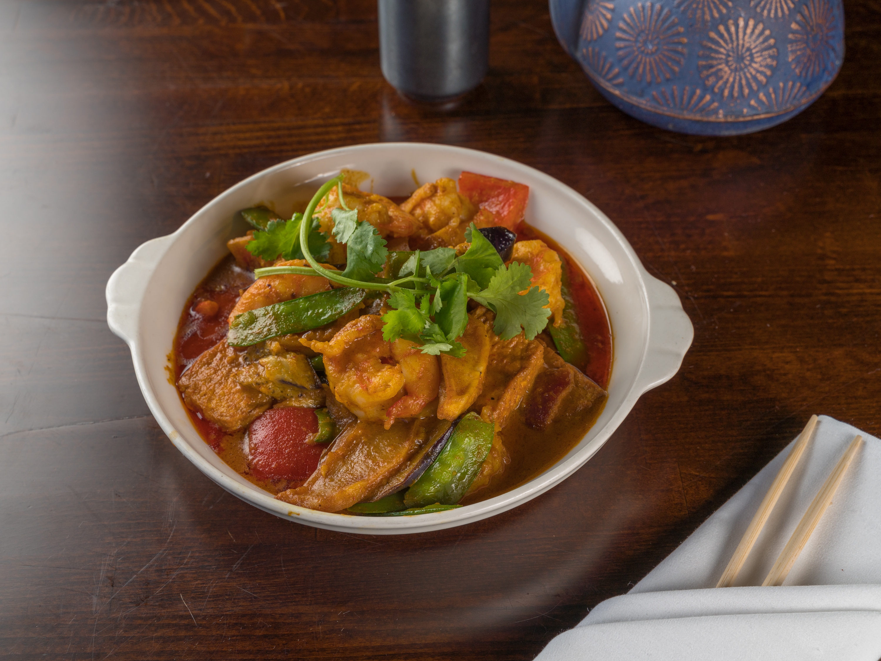 Order Malaysian Red Curry with Jumbo Shrimp food online from Sweet Mandarin store, Glen Cove on bringmethat.com