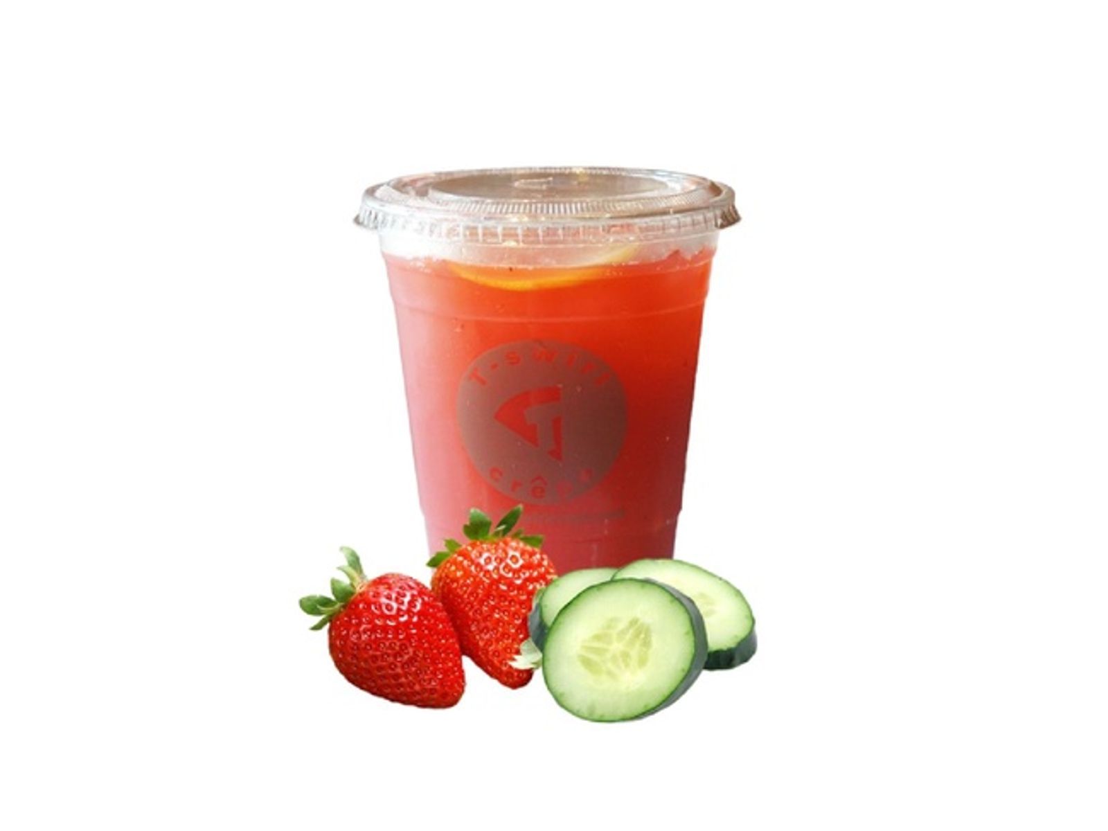 Order Strawberry Cucumber Iced Tea food online from T-Swirl Crepe store, New York on bringmethat.com