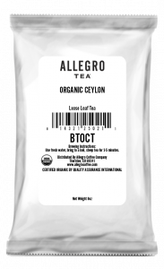 Order Organic Ceylon (.75 oz.) food online from Allegro Coffee Company store, Oklahoma City on bringmethat.com