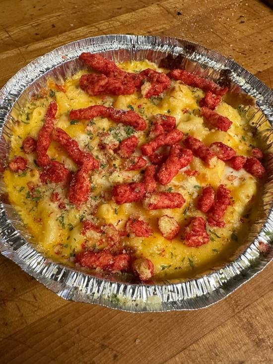 Order Flaming Hot Cheetos Mac food online from The Pizza Cutters store, Syracuse on bringmethat.com