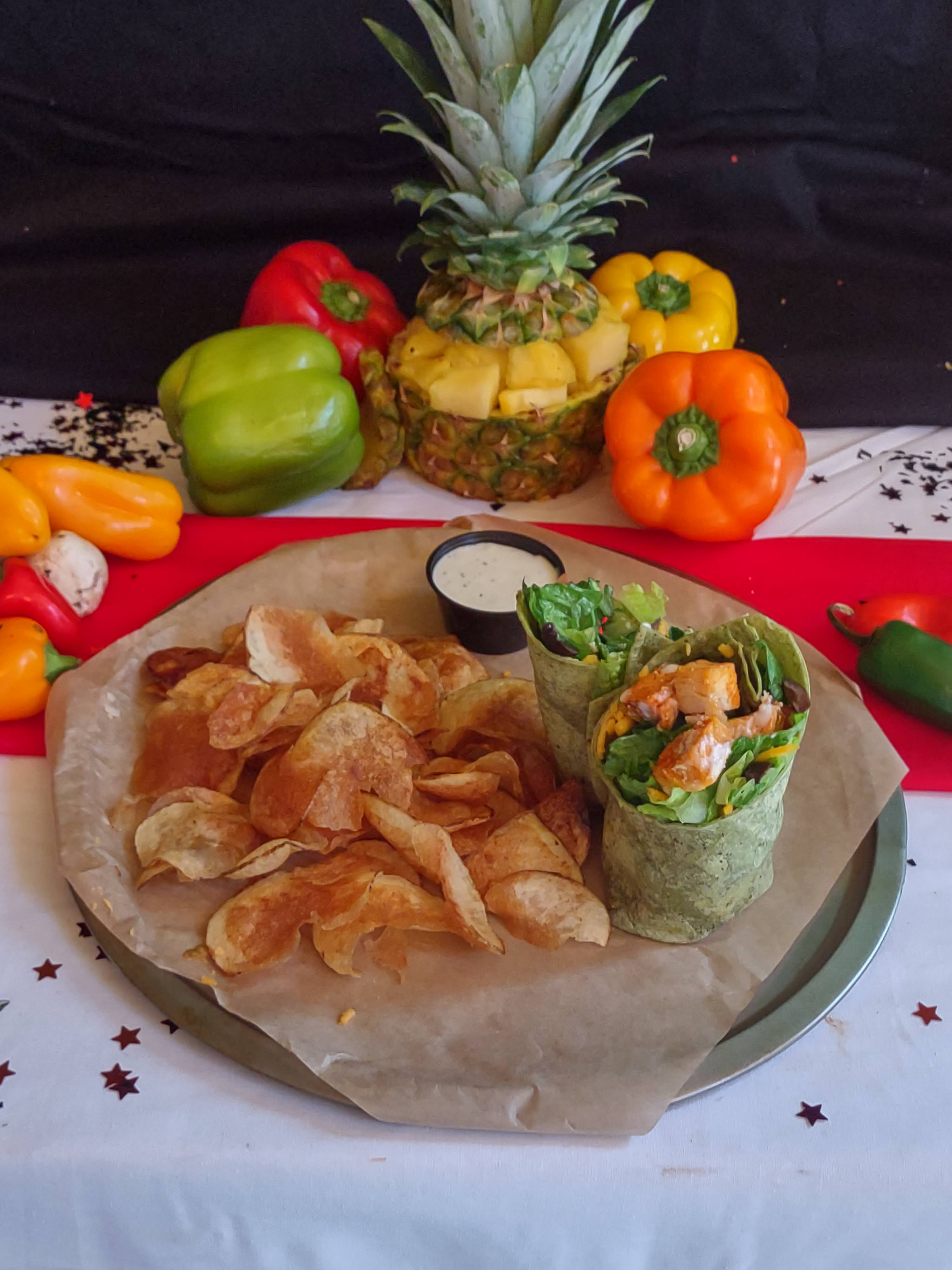 Order Southwest Chicken Wrap food online from The Watering Bowl store, Denver on bringmethat.com