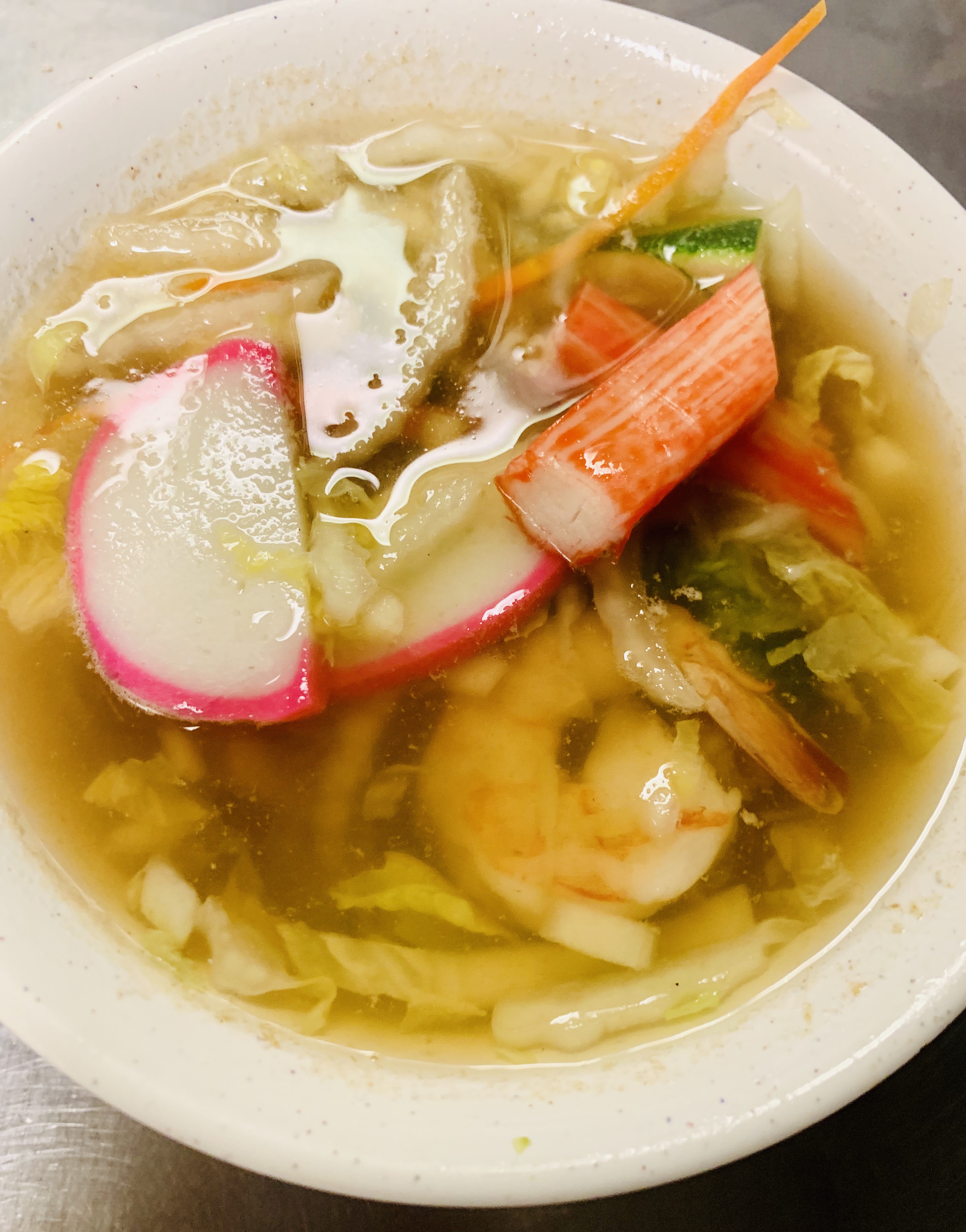 Order Seafood Soup food online from Hikaru Sushi store, Orangeburg on bringmethat.com