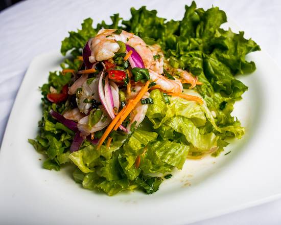 Order Yum Squid or Shrimp Salad food online from Thai Lao Orchid store, San Antonio on bringmethat.com