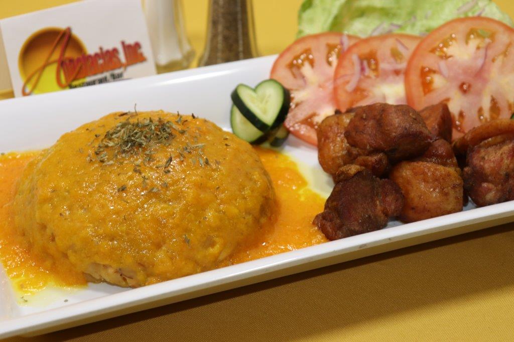 Order Mofongo with Pork Meat food online from Anastacia Restaurant store, Harrisburg on bringmethat.com