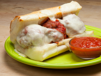 Order Meatball Sandwich food online from Lou Malnatis Pizzeria store, Chicago on bringmethat.com