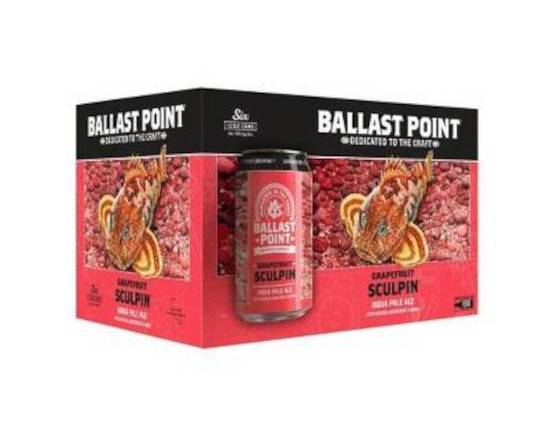 Order Ballast Point Grapefruit Sculpin IPA 6 pk - 12 oz Cans food online from Pit Stop Liquor Mart store, El Monte on bringmethat.com