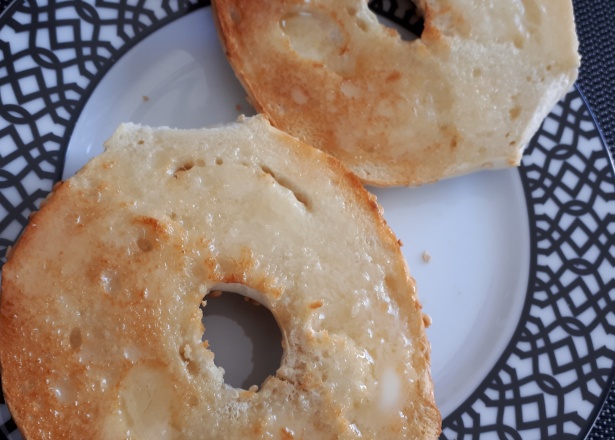 Order Bagel with Butter food online from Manhattan Bagel store, Freehold on bringmethat.com
