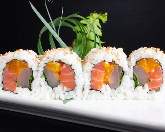 Order Mork and Mindy Roll food online from Hapa Sushi Grill and Sake Bar store, Boulder on bringmethat.com