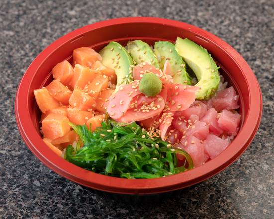 Order Tuna and Salmon Poke Bowl food online from Joy of Tokyo store, Greer on bringmethat.com