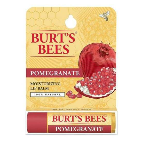 Order Burt's Bees Lip Balm - Pomegranate food online from IV Deli Mart store, Goleta on bringmethat.com