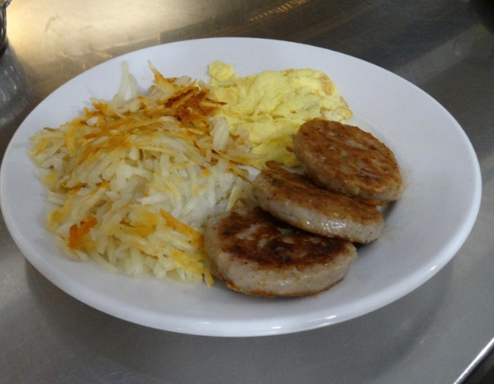 Order SAUSAGE PATTIES & EGGS food online from The Point Pancake House store, Gurnee on bringmethat.com