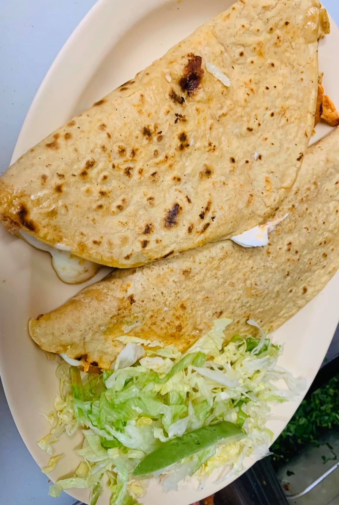 Order Quesadilla food online from Tamaleria And Restaurant Isabel store, North Chicago on bringmethat.com