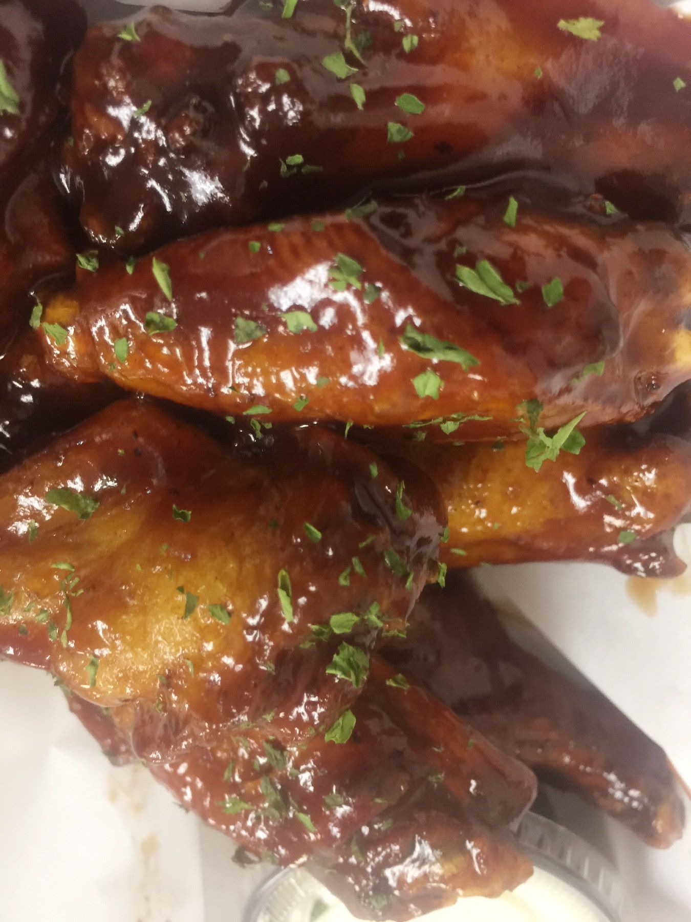 Order The World Famous BBQ Wings food online from The Green Room LLC store, Philadelphia on bringmethat.com