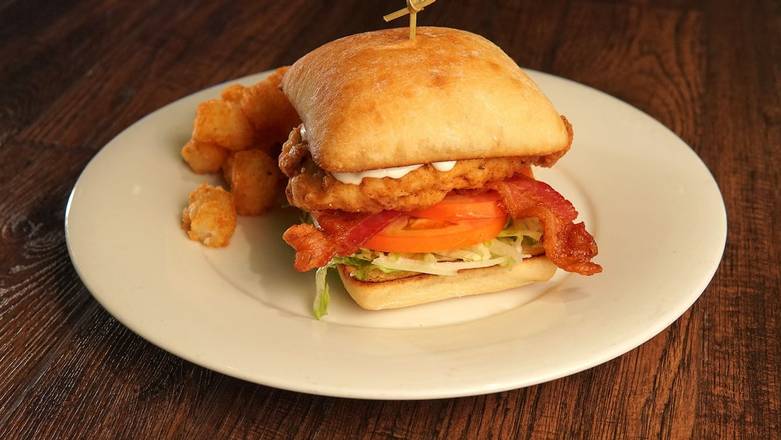 Order Southern Fried Chicken BLT Sandwich food online from Hickory Tavern store, Mooresville on bringmethat.com