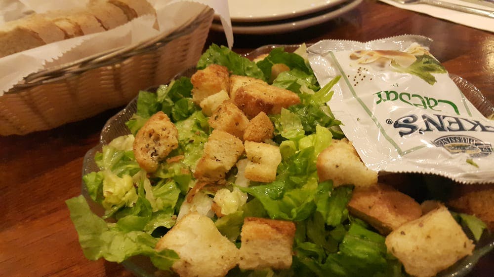 Order Caesar Salad - Small food online from Bojono's Pizza store, Chicago on bringmethat.com