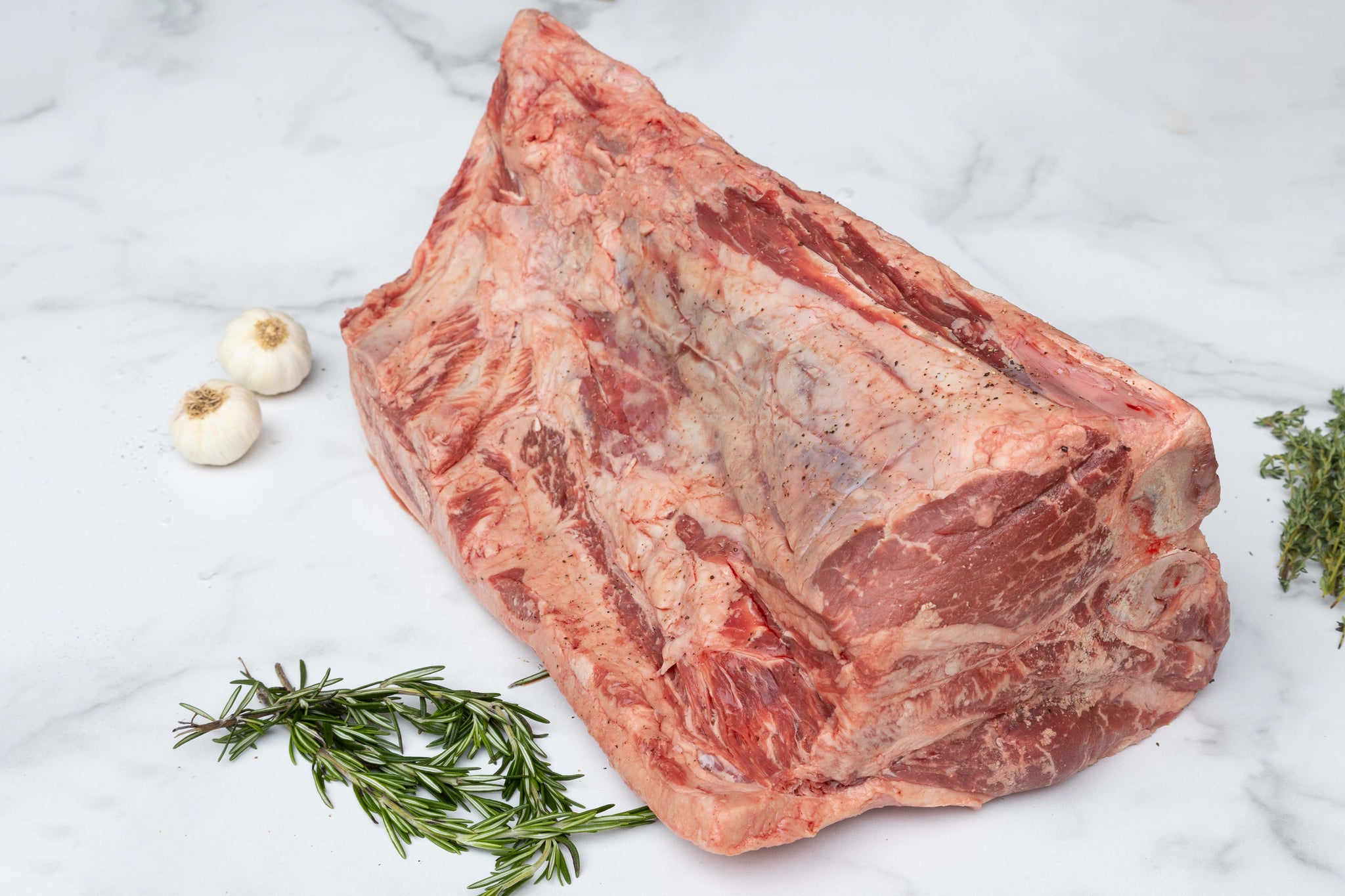 Order Grain Fed Short Loin food online from Agridime Meats store, Gilbert on bringmethat.com