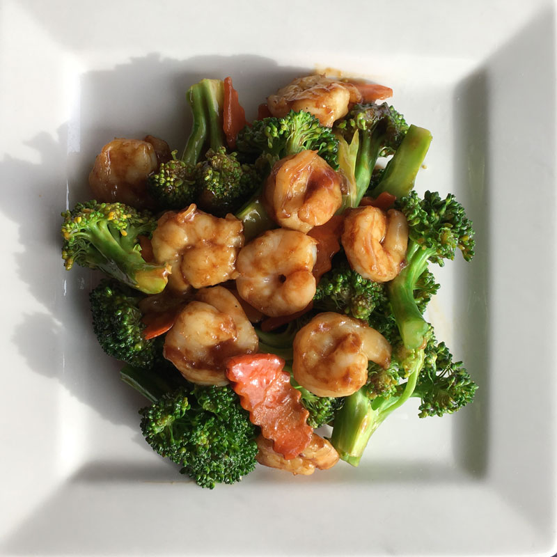 Order C9. Shrimp with Broccoli Combo 芥蓝虾晚餐 food online from Hai Sun Chinese Restrnt store, Brooklyn on bringmethat.com