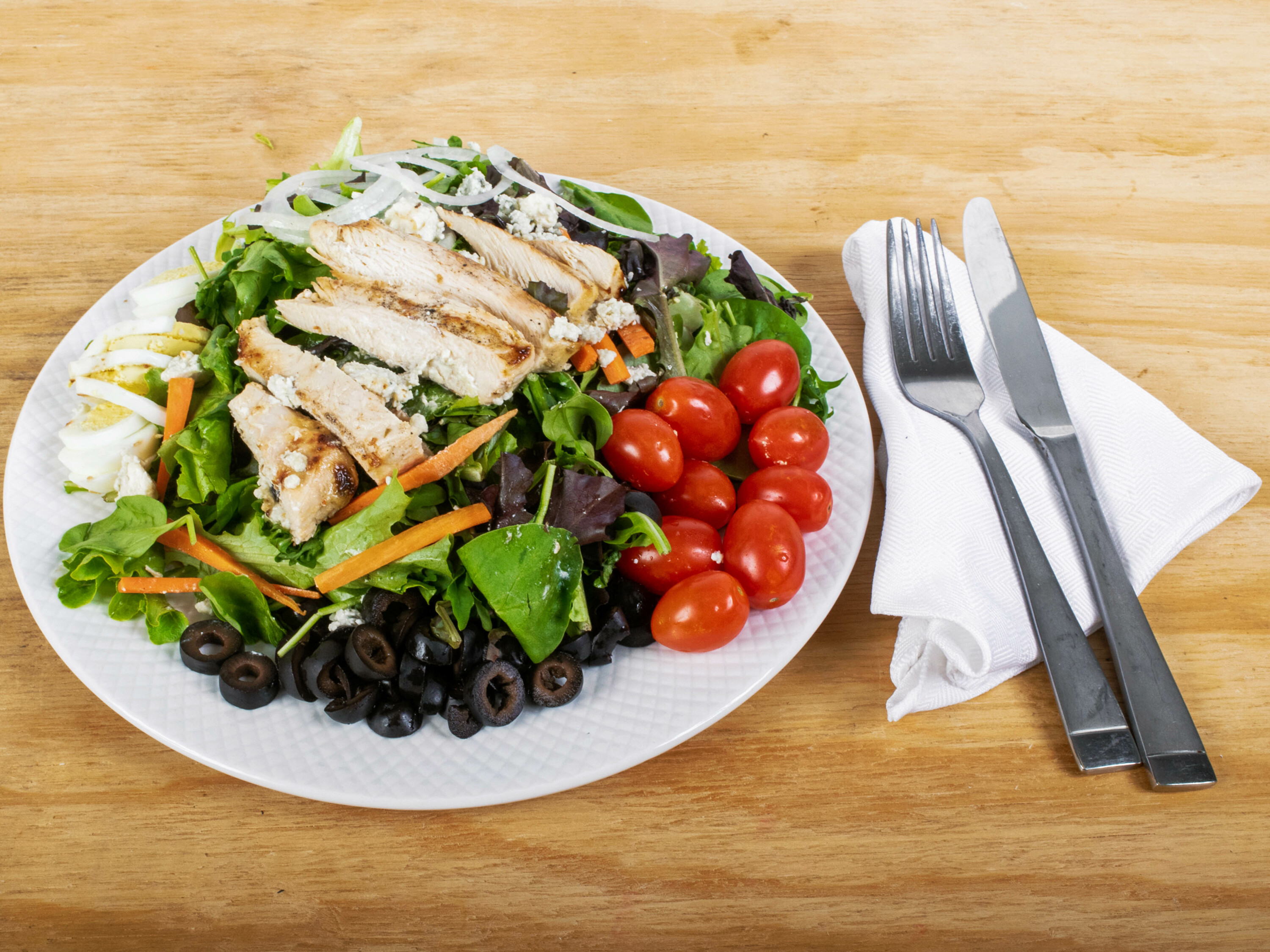 Order Cobb Salad food online from Zen Cafe store, Albany on bringmethat.com