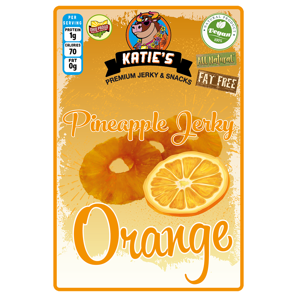 Order Orange Pineapple Jerky food online from Katie Snack Foods store, Hilliard on bringmethat.com