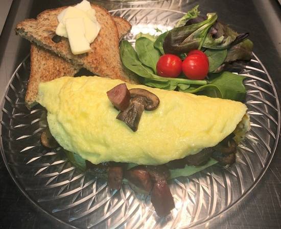 Order California Omelette food online from Java Dive Organic Cafe store, Bee Cave on bringmethat.com