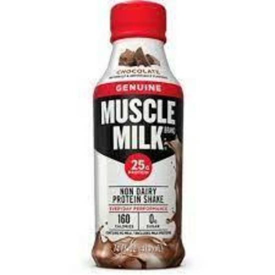 Order Muscle Milk - Chocolate food online from IV Deli Mart store, Goleta on bringmethat.com