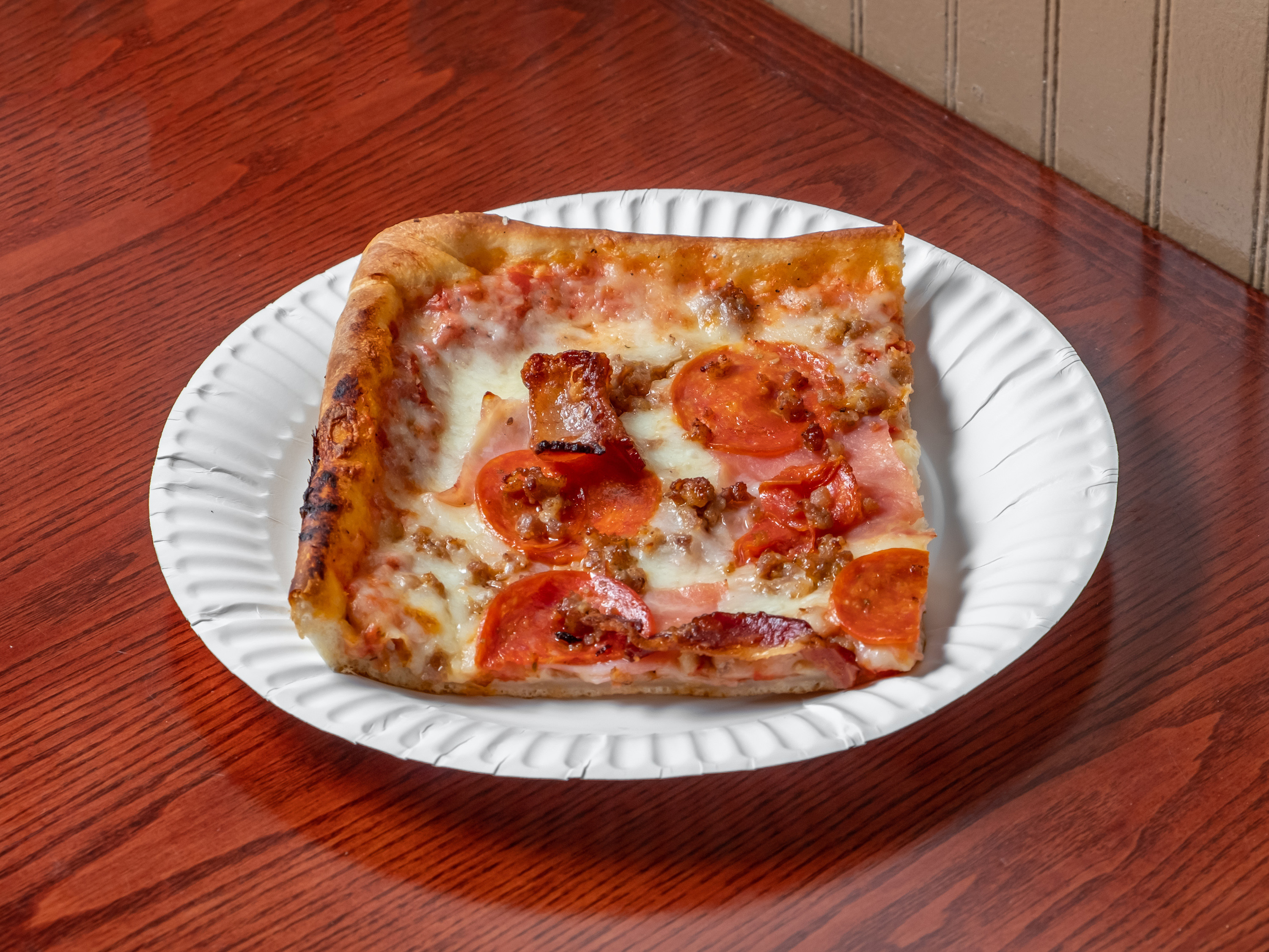 Order Meat Lover Pizza food online from Brothers Pizza store, Princeton Junction on bringmethat.com